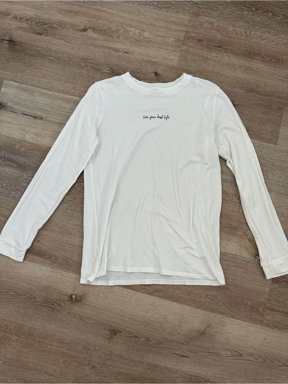 Long-Sleeve Graphic Tee - White